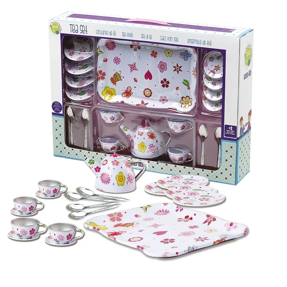 Pink Game With 19 Piece Steel Tray 1 Pink Game With 19 Piece Steel Tray