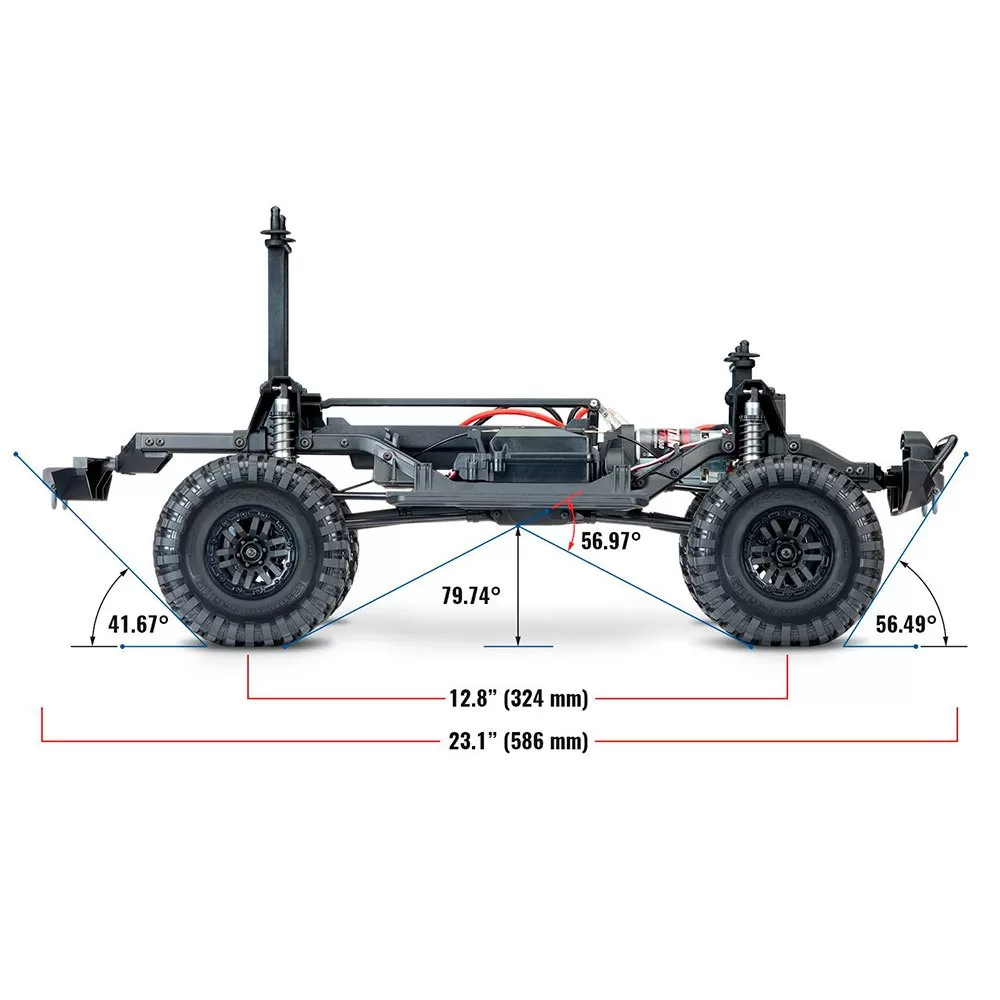 Traxxas TRX-4 1/10 Scale Trail Rock Crawler Defender Remote Control Car 12 Traxxas TRX-4 1/10 Scale Trail Rock Crawler Defender Remote Control Car - Image 12