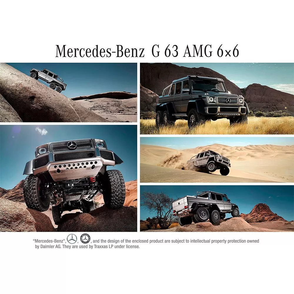 Traxxas TRX-6 Mercedes Benz G 63 AMG 6x6 Remote Control Car 15 Traxxas TRX-6 Mercedes Benz G 63 AMG 6x6 Remote Control Car - Image 15