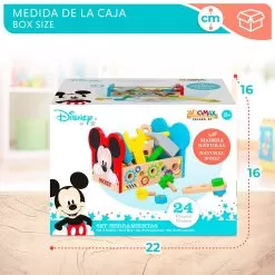 Disney Wooden Tools Set 21 Pieces -Toy Shop woomax disney wooden tools set 21 pieces 5