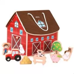 Portable Wooden Farm 8 Pieces
