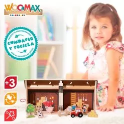 Portable Wooden Farm 8 Pieces -Toy Shop woomax portable wooden farm 8 pieces 4