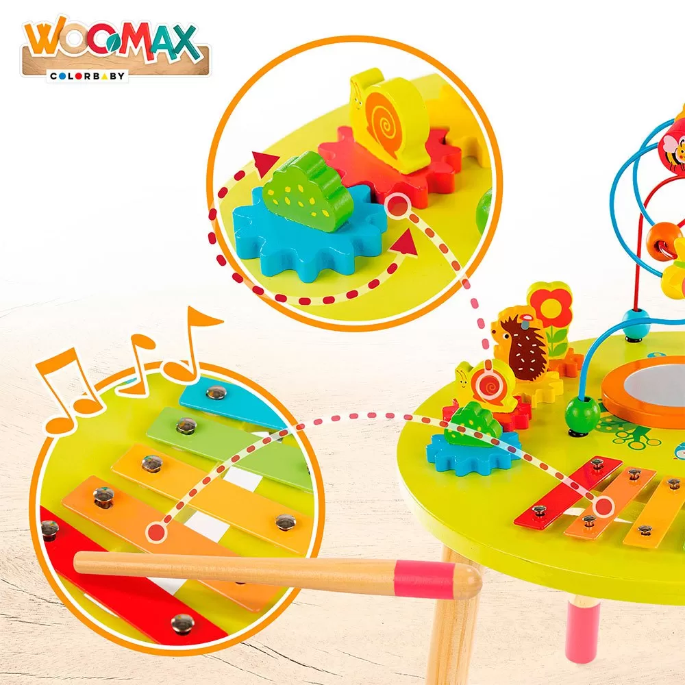 Wooden Activity Table 2 Wooden Activity Table - Image 2