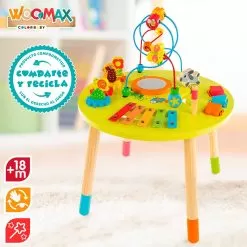 Wooden Activity Table 11 Wooden Activity Table -Toy Shop woomax wooden activity table 3