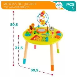 Wooden Activity Table 12 Wooden Activity Table -Toy Shop woomax wooden activity table 4