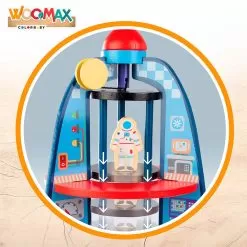 Wooden Rocket 8 Pieces 10 Wooden Rocket 8 Pieces -Toy Shop woomax wooden rocket 8 pieces 2