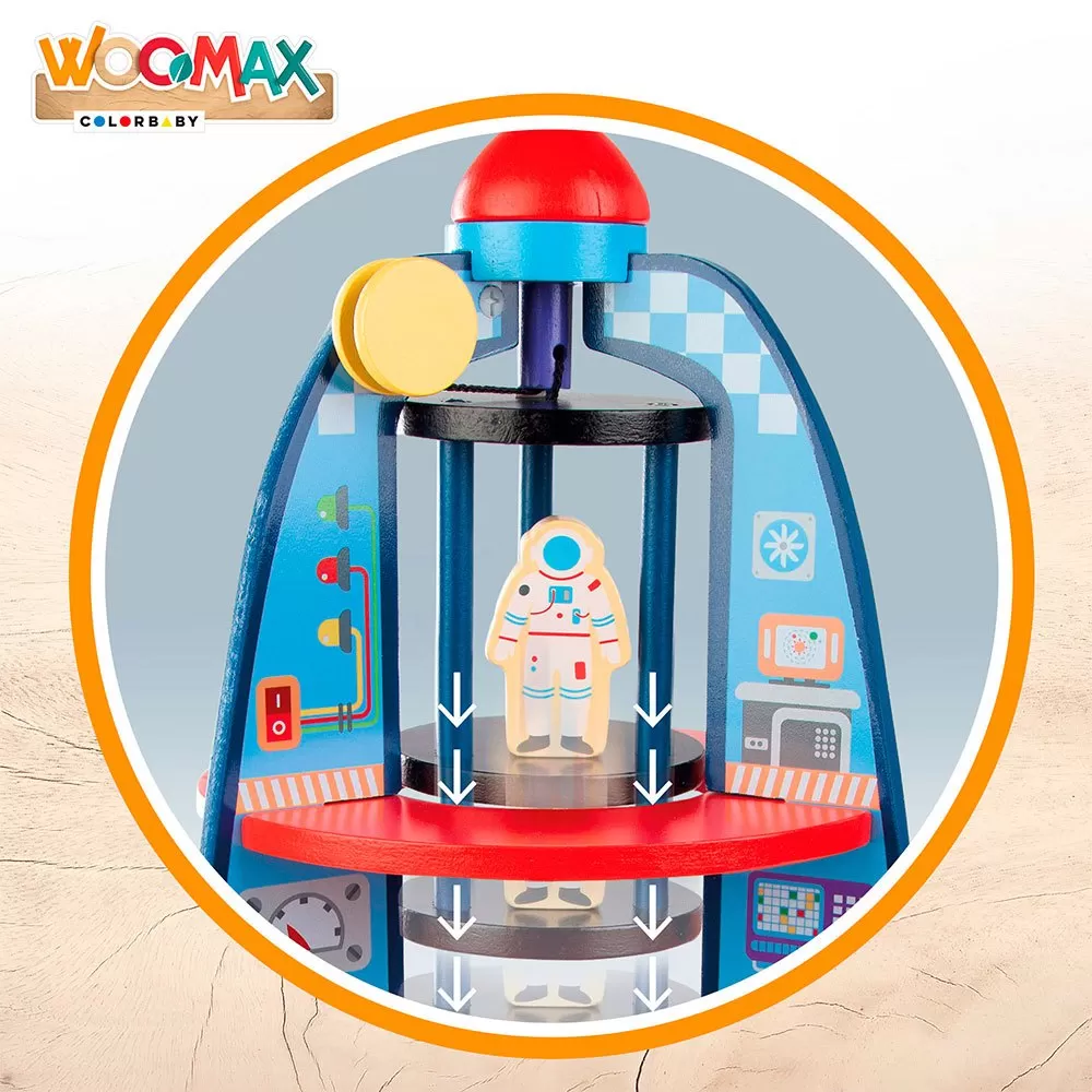 Wooden Rocket 8 Pieces 3 Wooden Rocket 8 Pieces - Image 3